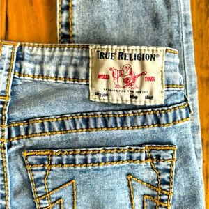 TRUE RELIGION STELLA MID RISE SKINNY JEANS